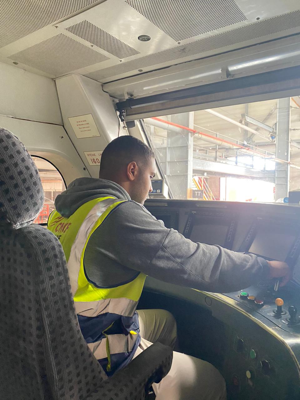 ONCF vest at controls